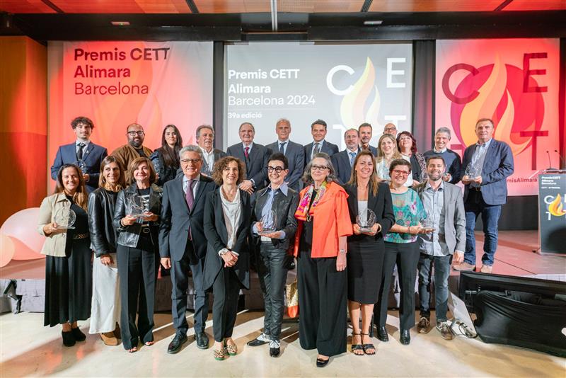 Chef Carme Ruscalleda, the 3Cat program La Travessa, and the tourism company Grup Julià are among the honorees at the XXXIX edition of the CETT Alimara Awards.